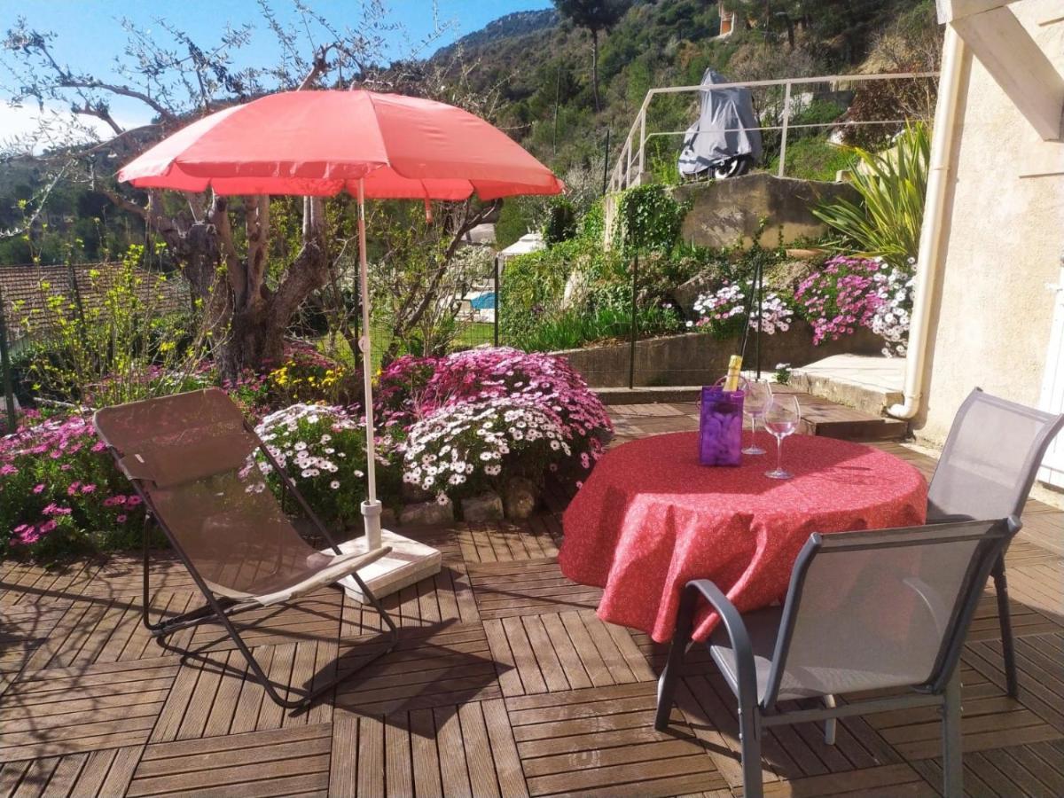 Studio Le Romantique A 20 Kms De Nice Bendéjun Екстериор снимка